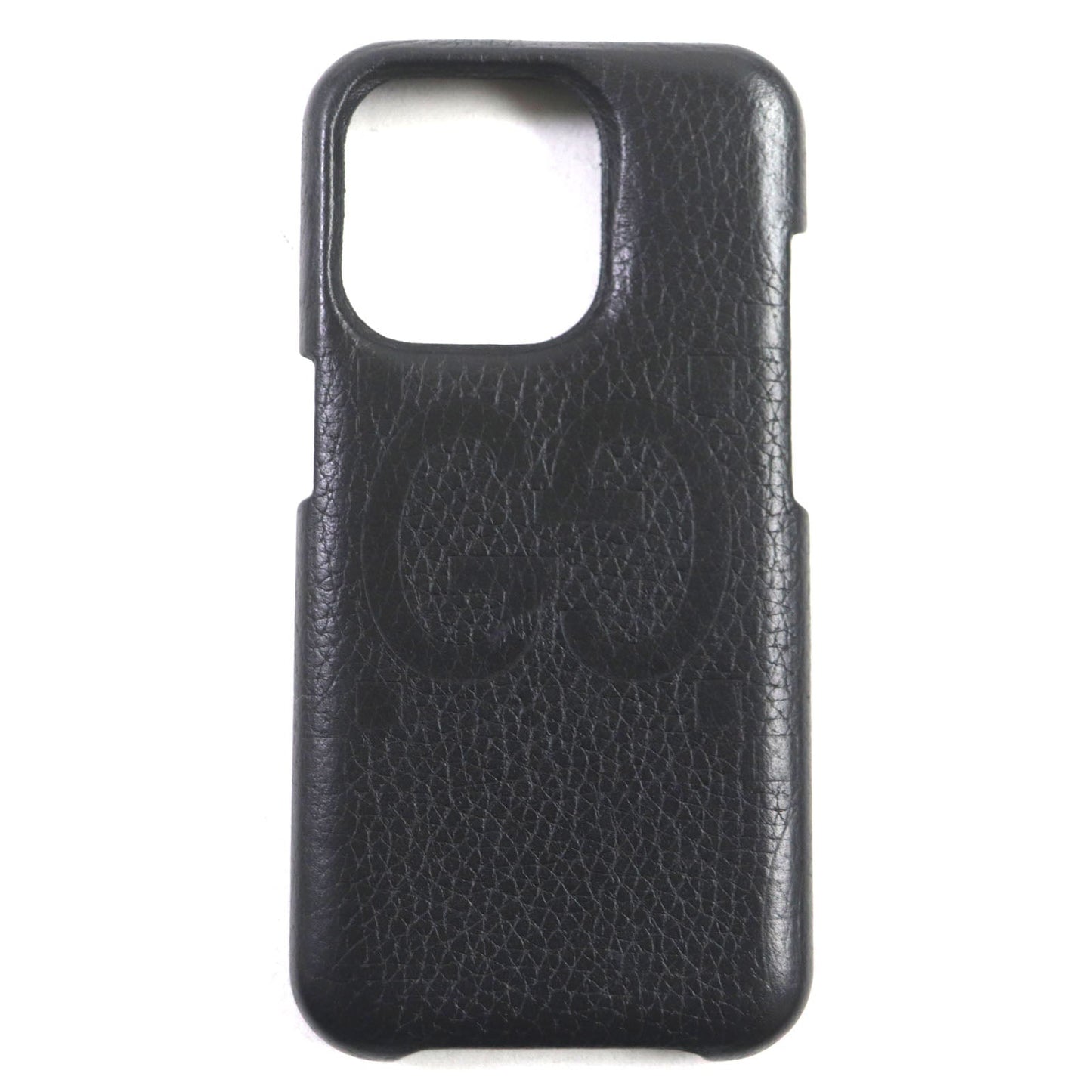 GUCCI iPhone case 760221 leather black Jumbo GG