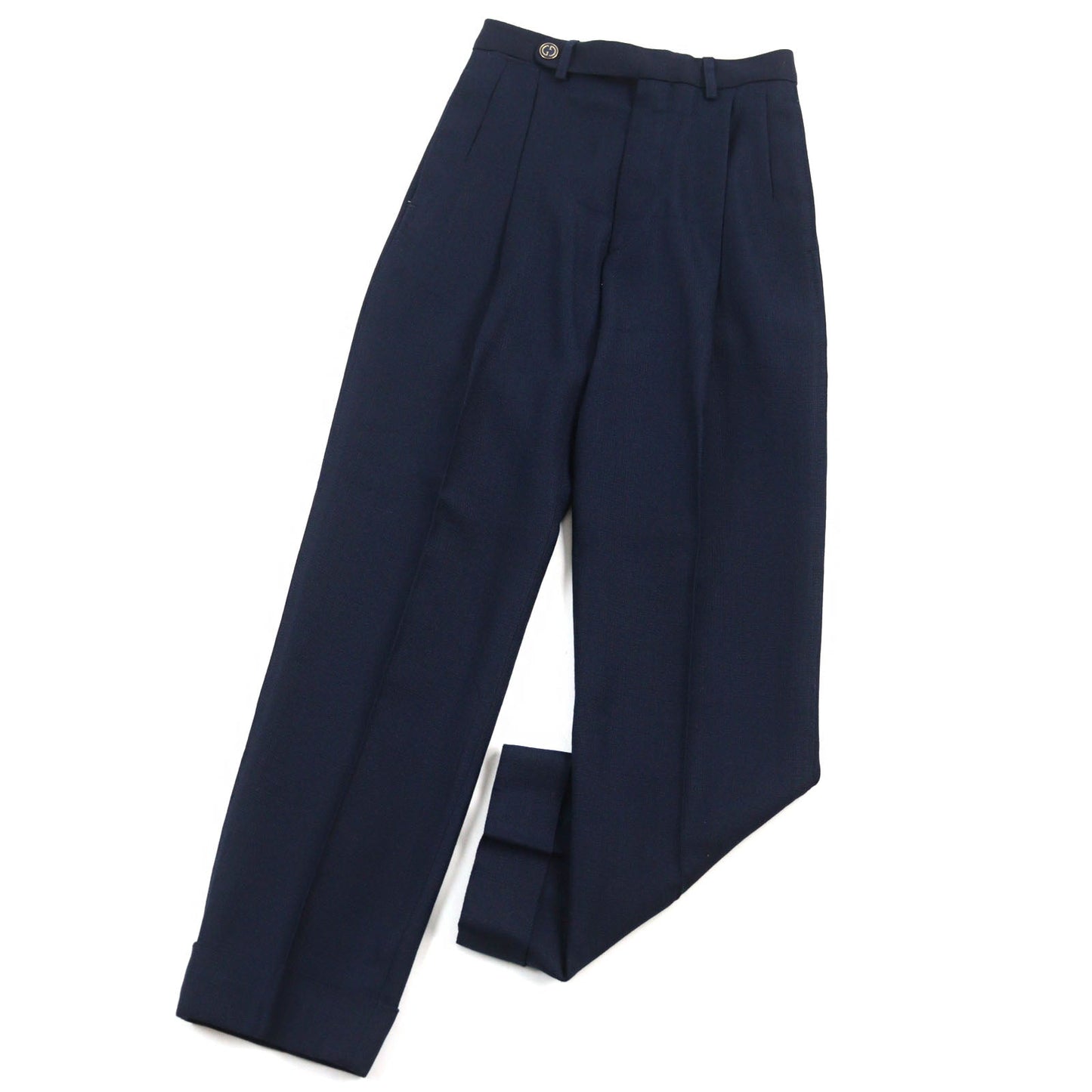 GUCCI Pants 686578 Rayon Navy 36