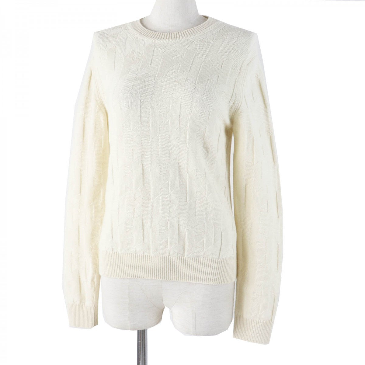 HERMES knit 3H2617D4 wool Ivory 34