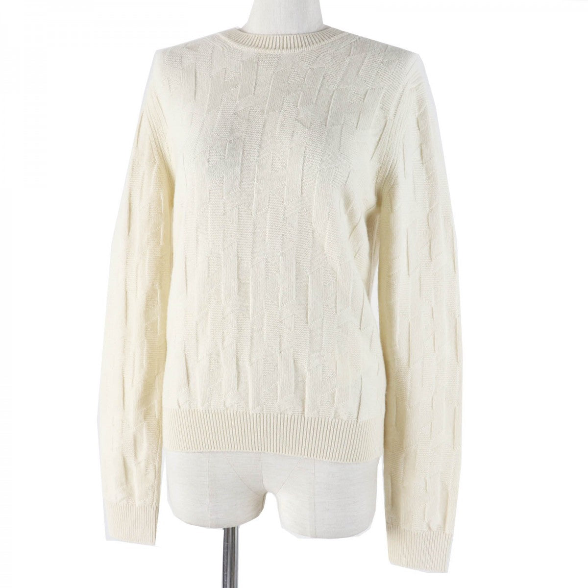 HERMES knit 3H2617D4 wool Ivory 36