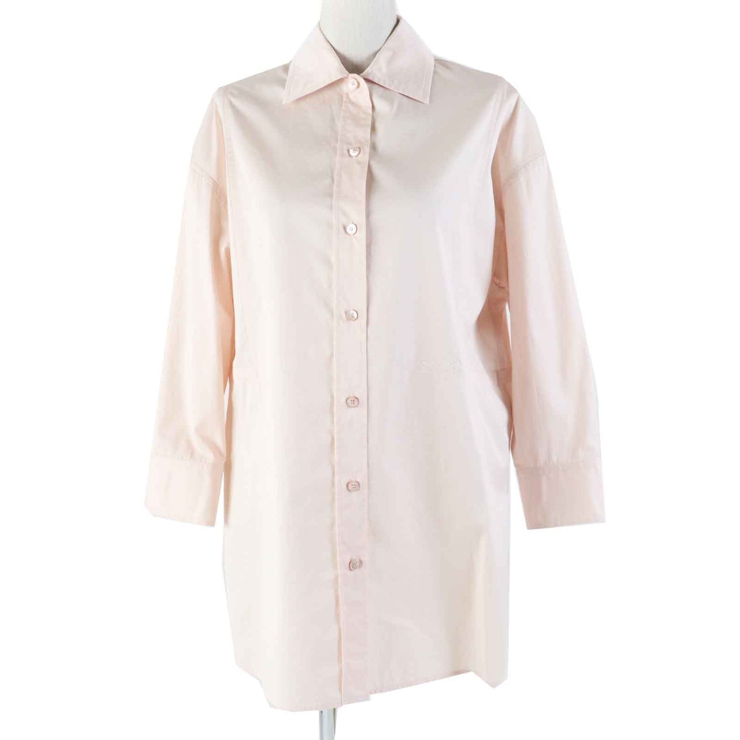 HERMES Long sleeve shirt 2E0609D4 cotton Light pink 36
