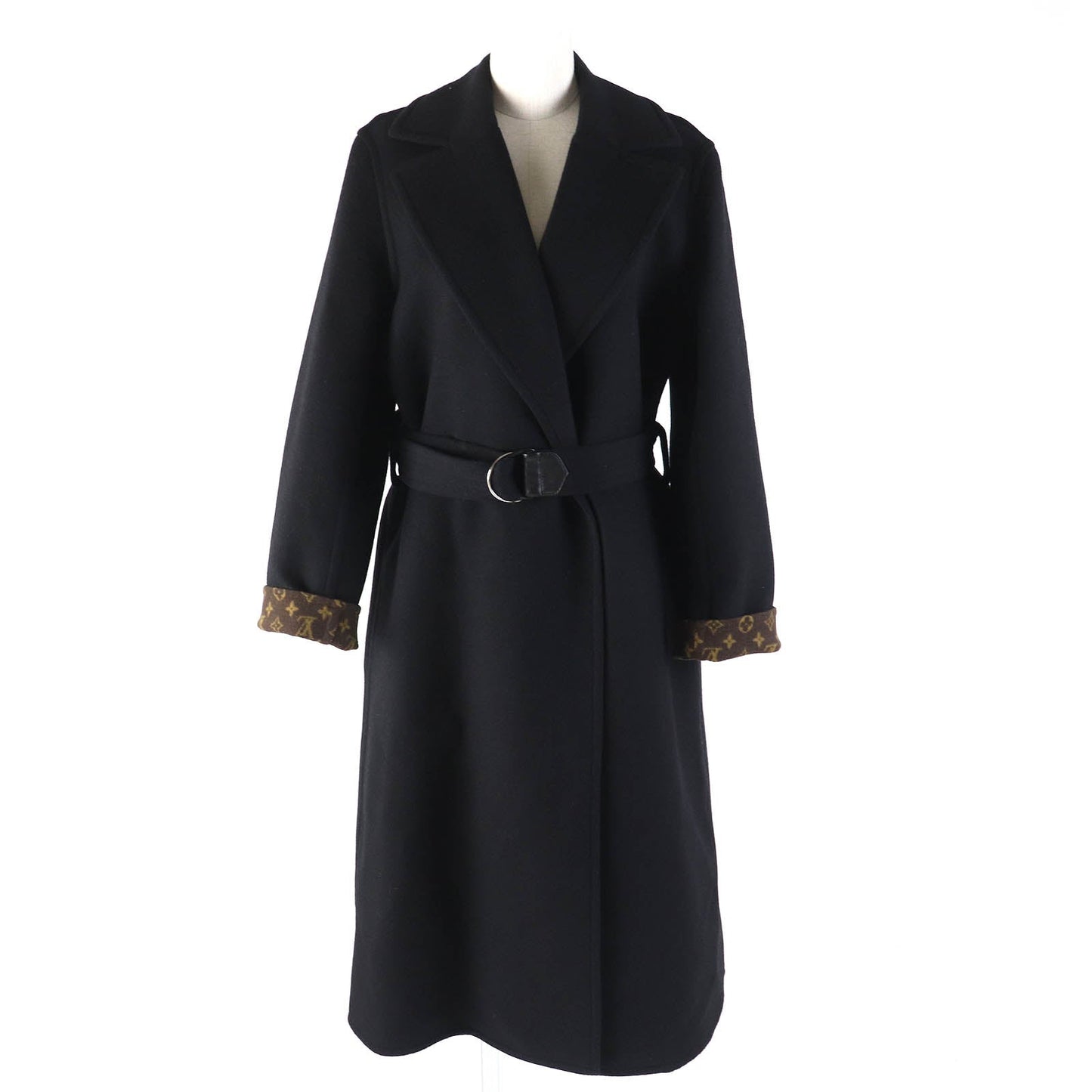 LOUIS VUITTON coat FECO11 wool black 40