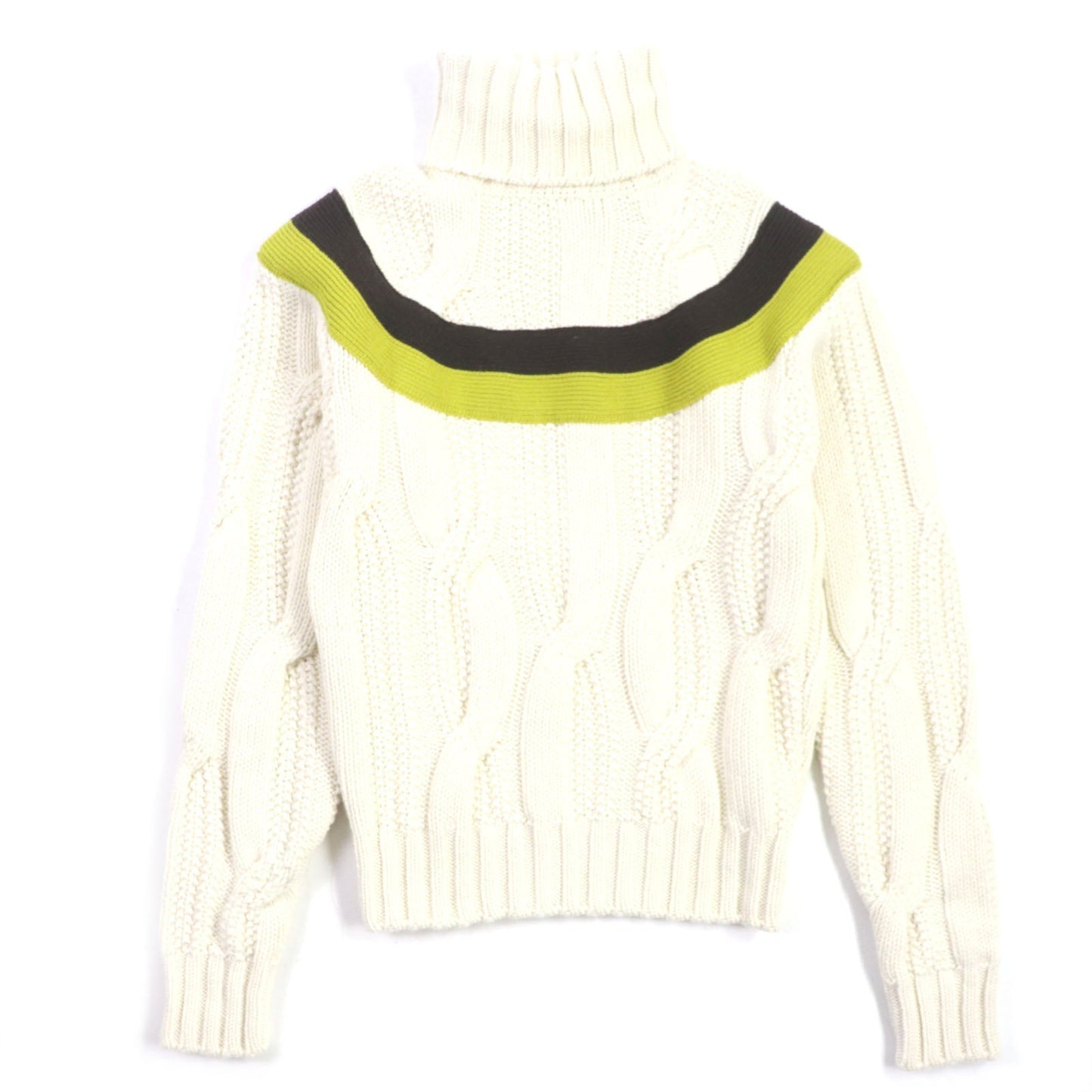 HERMES sweater Main: 70% wool, Main: 30% cashmere white mens S Used