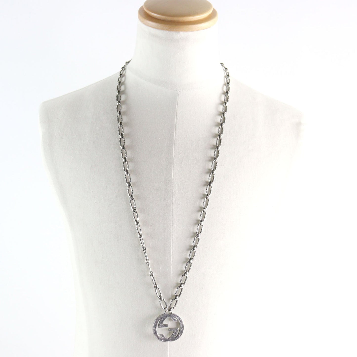 GUCCI Necklace 524890 Main: AG925 Silver mens Used