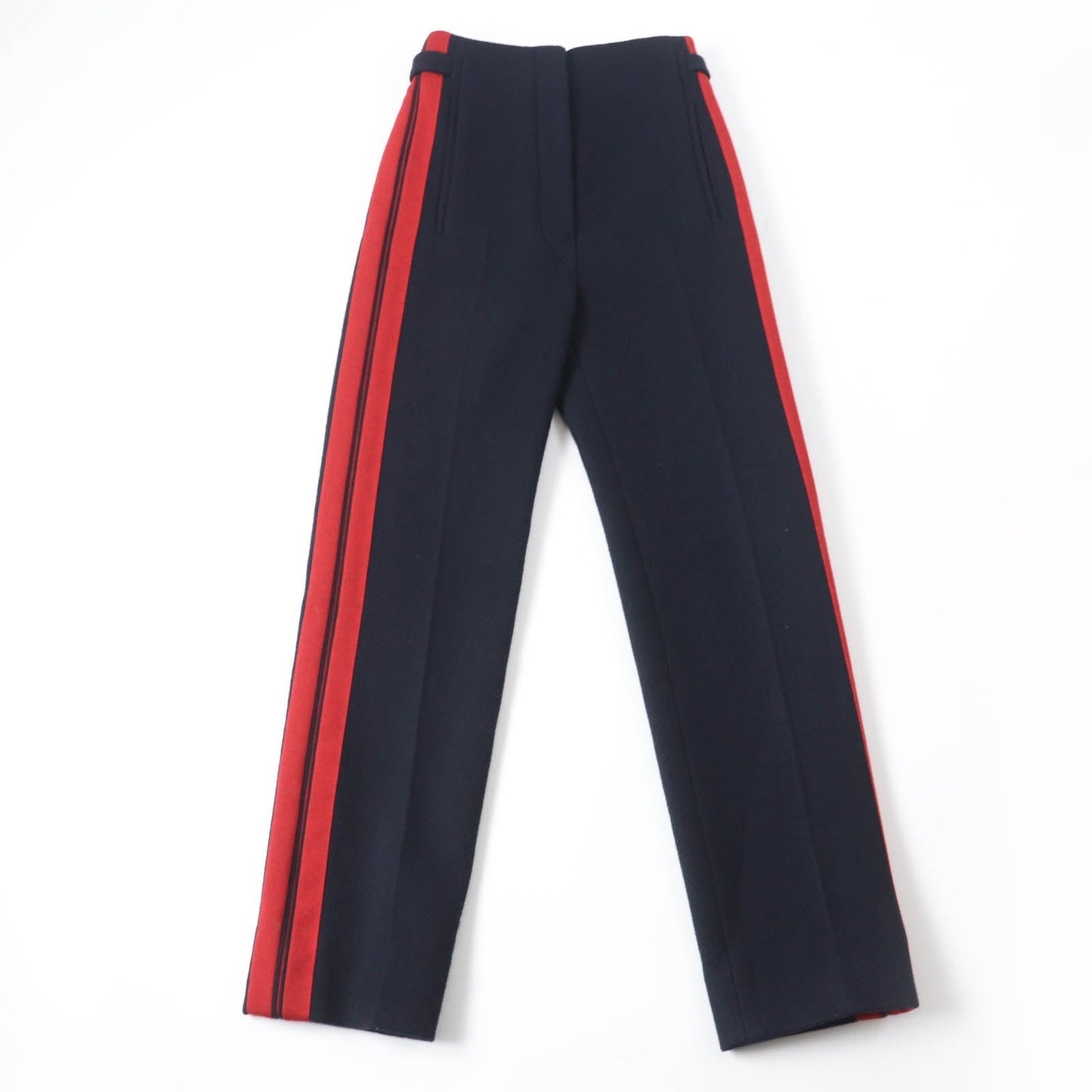 HERMES Pants Main: 100% cashmere, Part: 100% wool Dark navy Women 34 Used