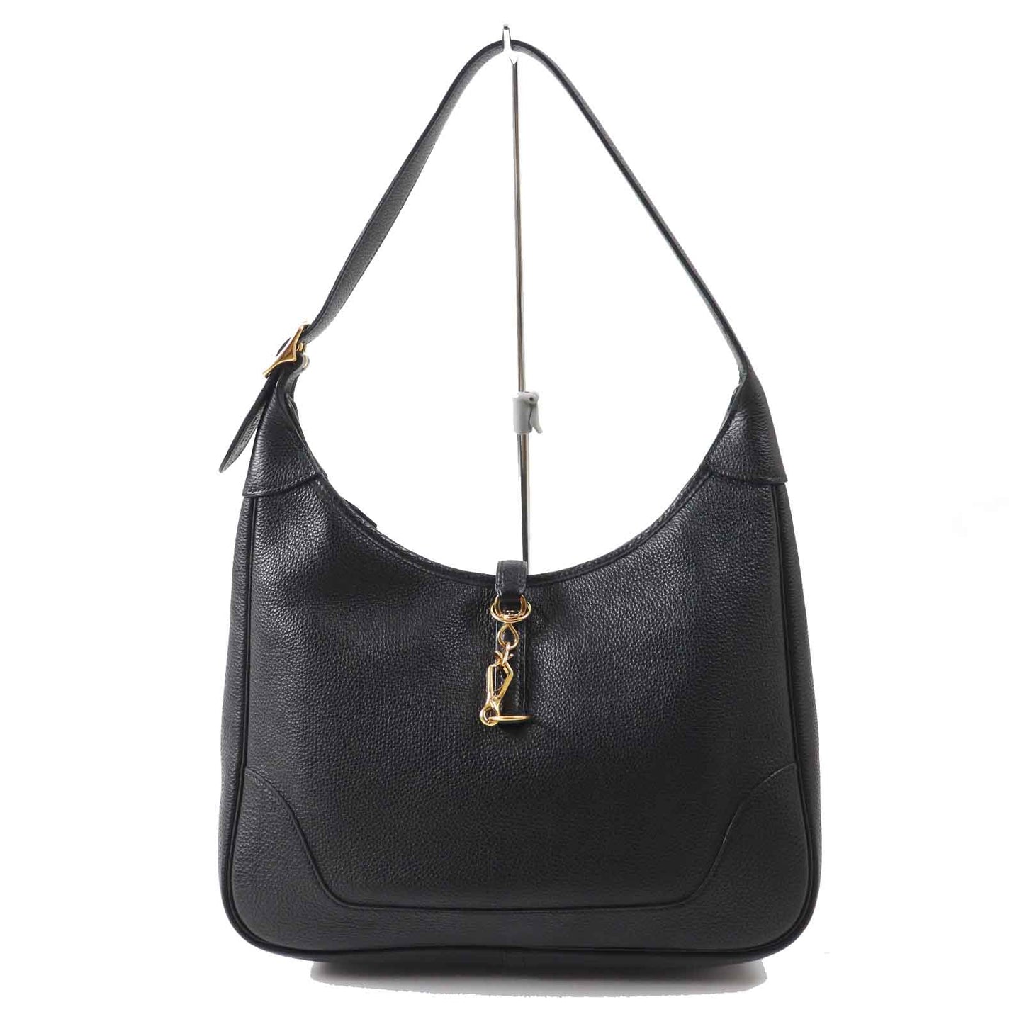 HERMES Shoulder Bag Main: Togo black Trim 31 Women Used