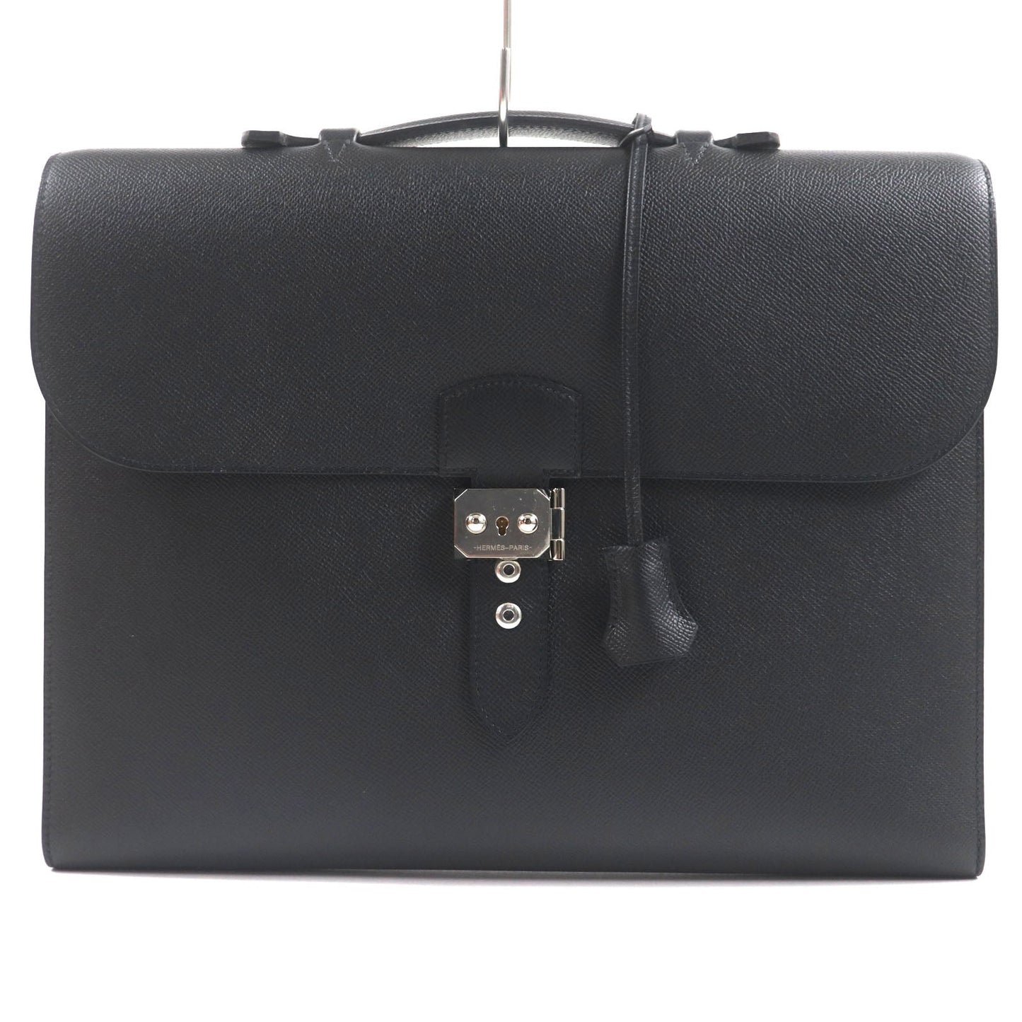 HERMES Briefcase Main: Epsom black Sac Adepeche Lite 1-37 mens Used
