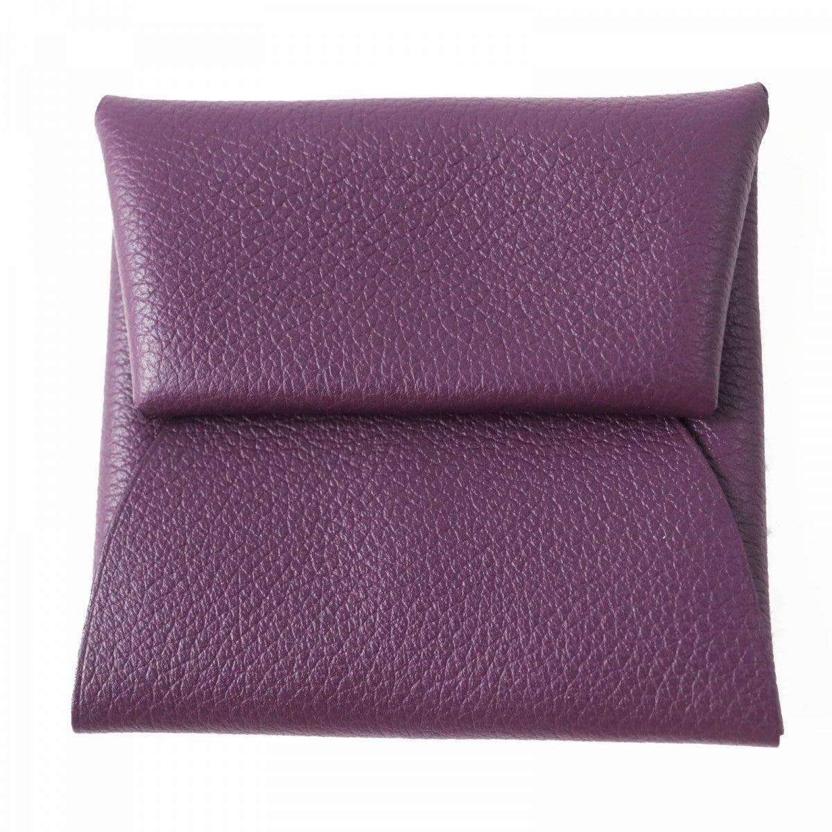 HERMES Coin case Evercolor purple BASTIA VERSO Bastia Verso