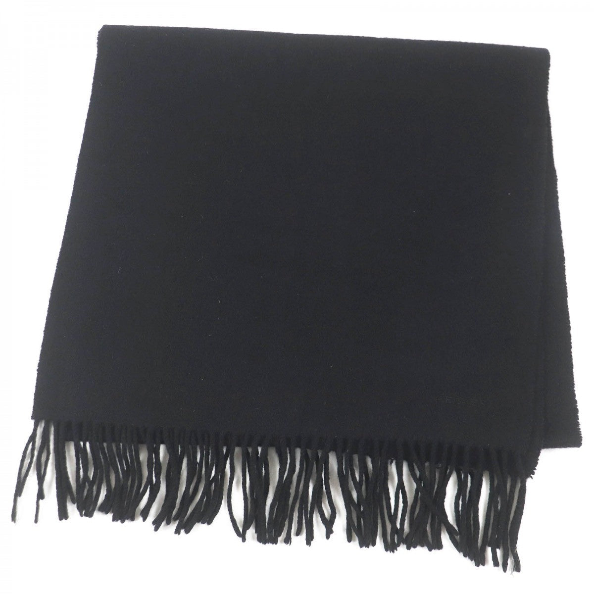 HERMES Scarf cashmere black