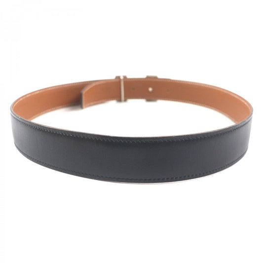 HERMES belt Box scarf Black brown