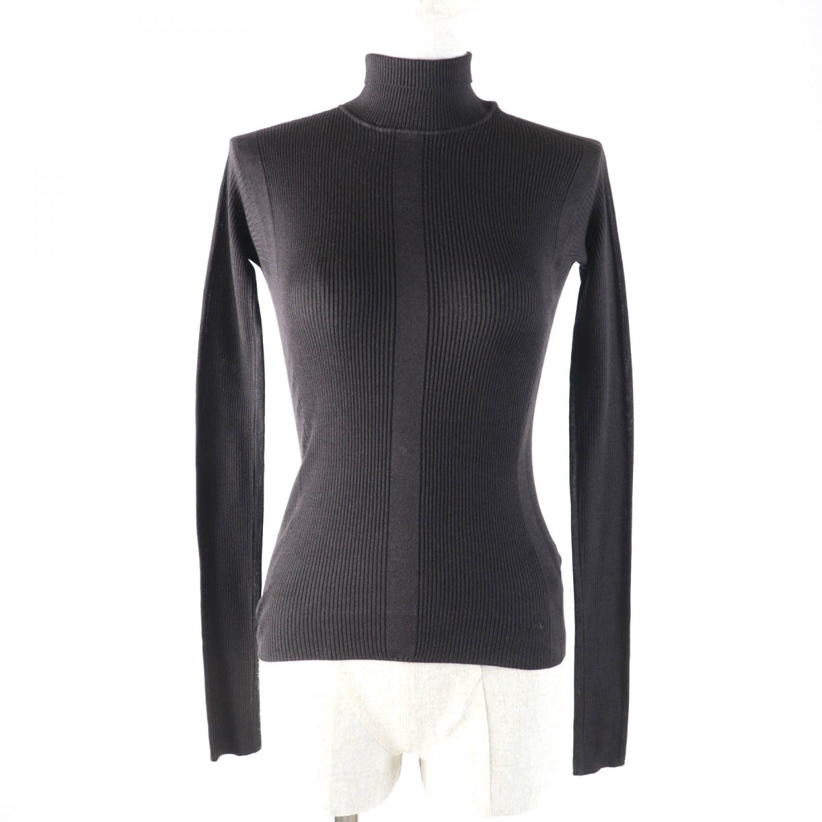 HERMES knit 4H2624D9 silk Dark brown 34