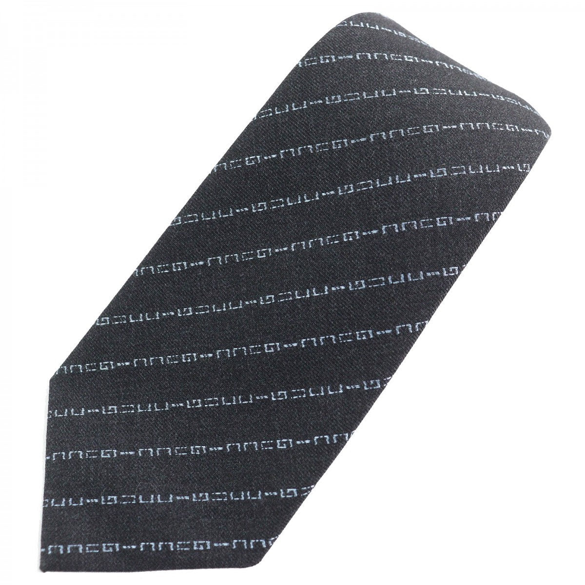 GUCCI tie wool Dark gray