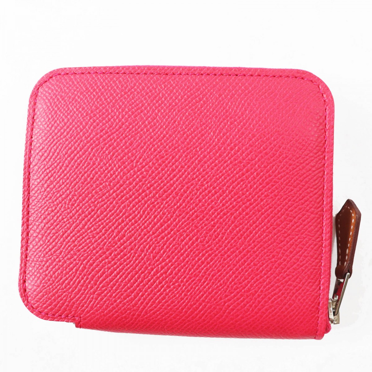 HERMES Coin case Epsom Rose Extreme Asap Compact Silk Inn