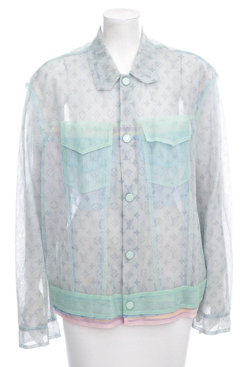 Louis Vuitton 2020 Rainbow Layered Tulle Jacket SZ 46