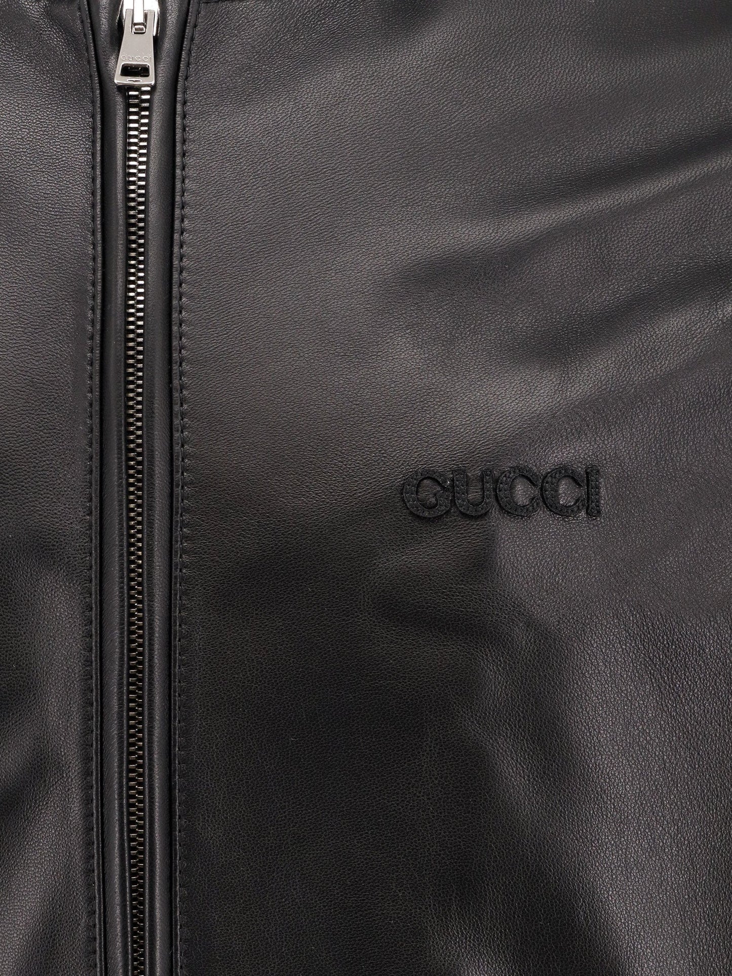 Gucci Man Gucci Man Black Leather Jackets