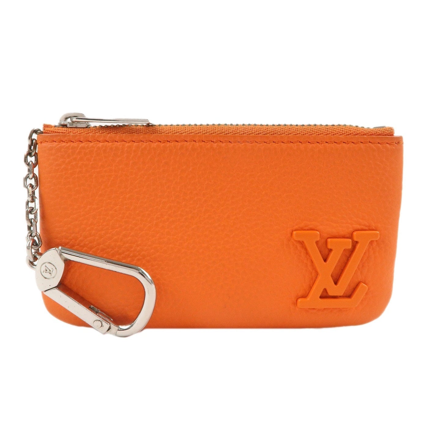 Louis Vuitton Aerogram Pochette Cles Coin Case Orange M81032