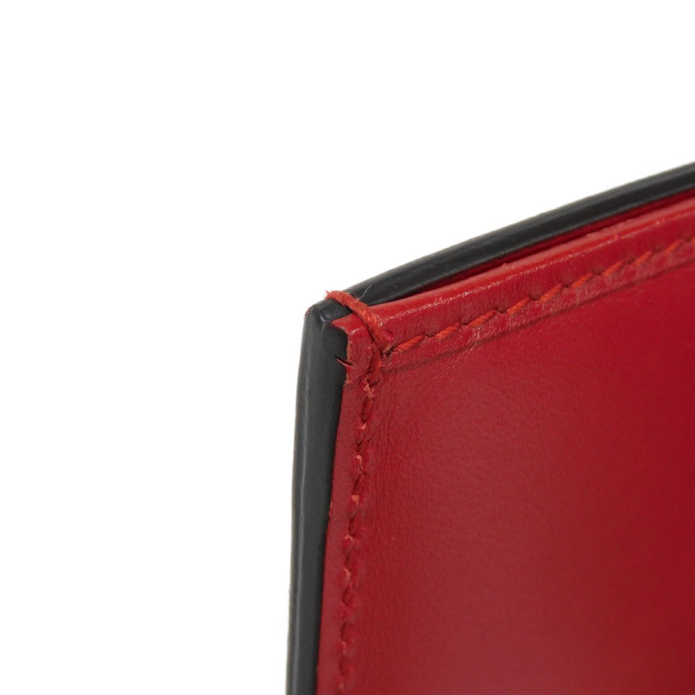 GUCCI Bifold Wallet 465859 CWD9N 9863 Smooth Calfskin Leather Hibiscus thread logo Chinese Ear Compact Wallet Women Used