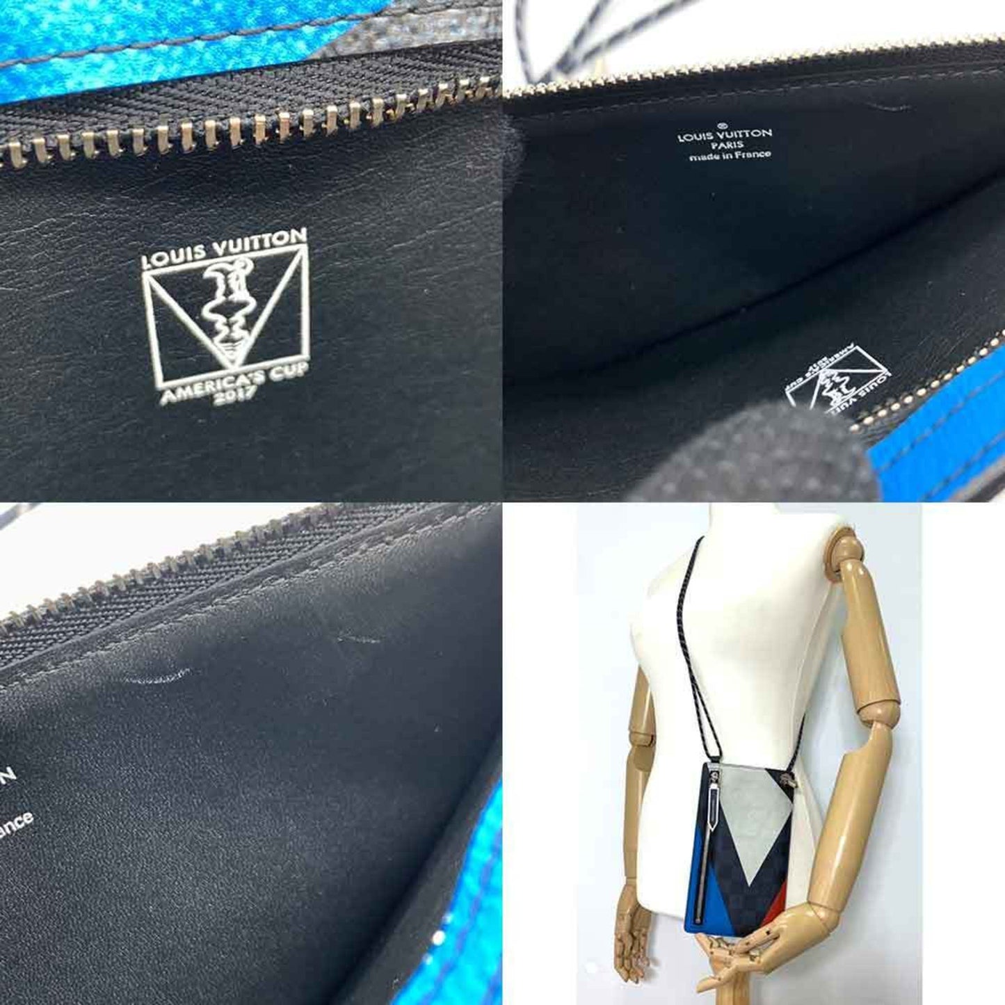 LOUIS VUITTON America's Cup Clutch Bag