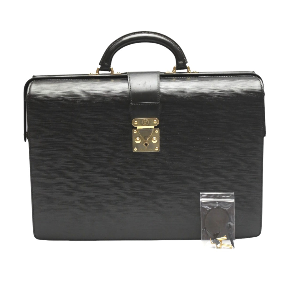 LOUIS VUITTON Business bag M54352 Epi Leather black Briefcase Epi Fermoire mens Used