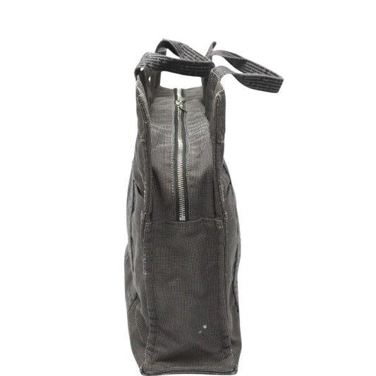 HERMES Tote Bag canvas gray Her Line canvas