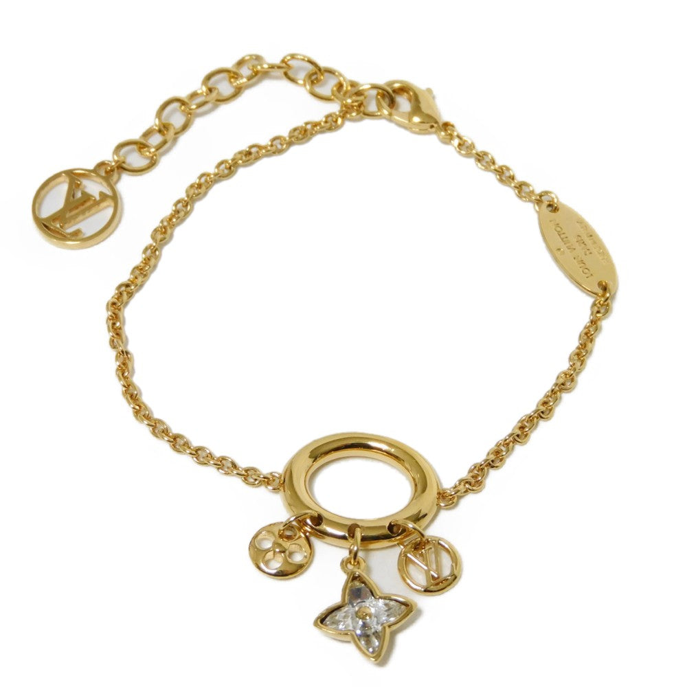 LOUIS VUITTON bracelet M00583 plating clear Monogram Flower Bracelet My Blooming Strass