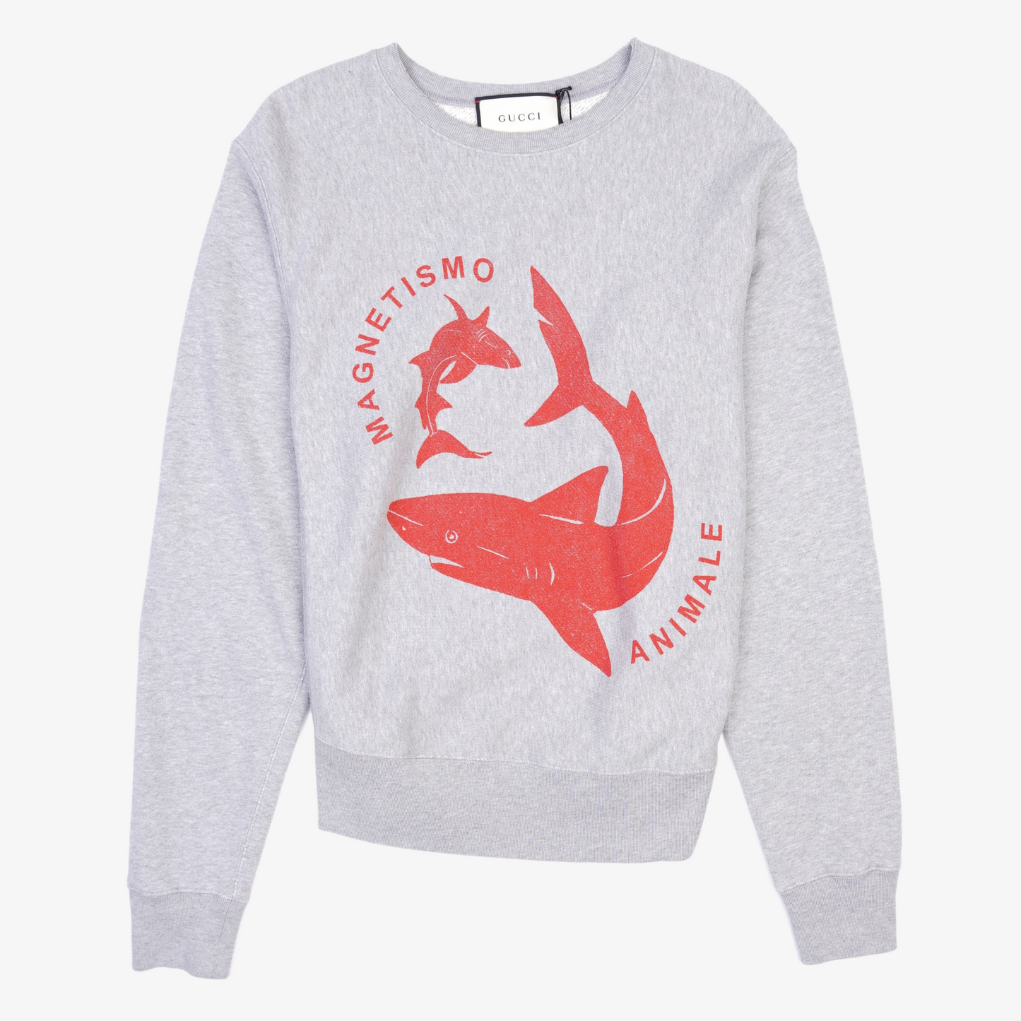 Gucci Mens Magnetismo Animale Sweatshirt Grey S
