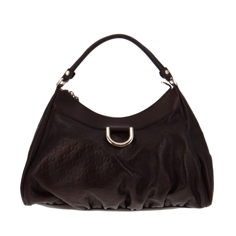 Gucci GG Leather Abbey Shoulder Bag