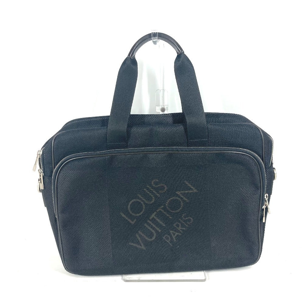 LOUIS VUITTON Business bag N58035 Damier Jean Canvas black Damier Jean Associate GM mens Used