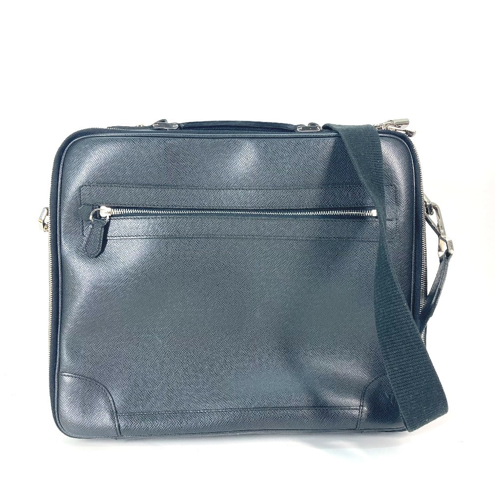LOUIS VUITTON Business bag M32522 Taiga Leather black Taiga Porto Ordinatour Odessa