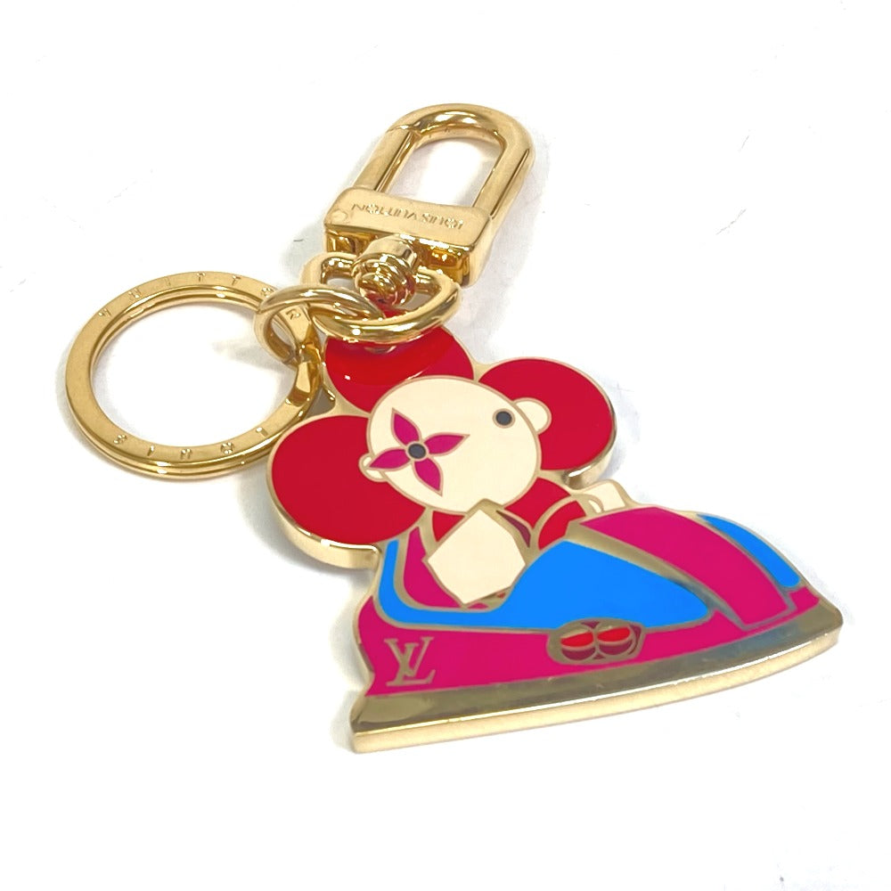 LOUIS VUITTON Bag charm M69860 metal gold Porto Cle Charm Vivienne Key ring unisex(Unisex) Used