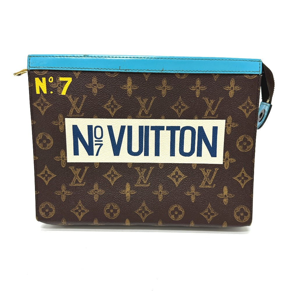 LOUIS VUITTON Clutch bag M81204 Monogram canvas Brown Monogram Pochette Voyage MM mens Used