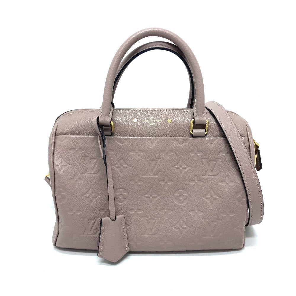 LOUIS VUITTON Boston Duffel bag M42400 Monogram Ann Platt Leather beige Speedy bandouliere25