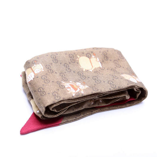 Gucci X Doraemon Silk Twilly