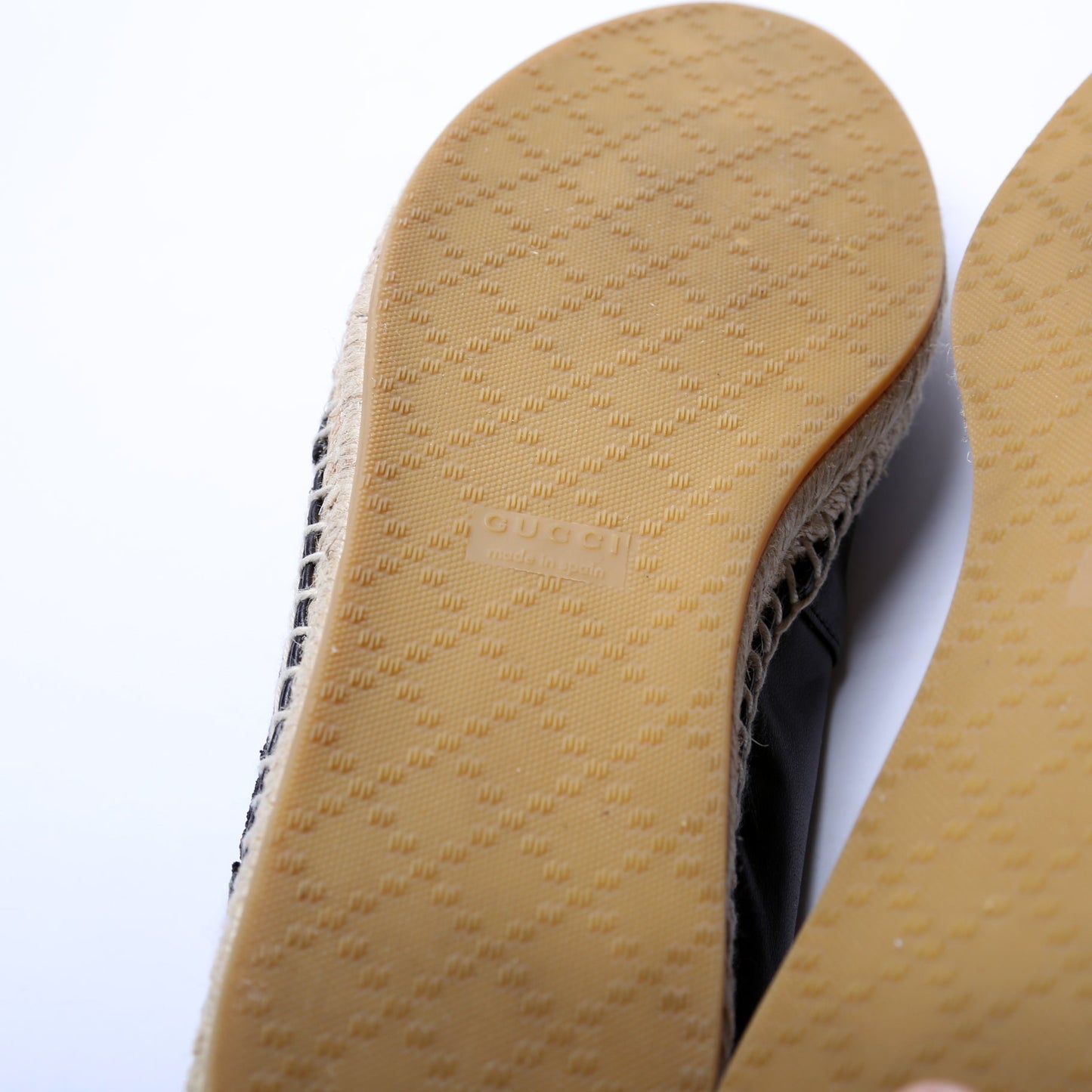 Gucci Flower Embroidered Espadrilles Size 39.5