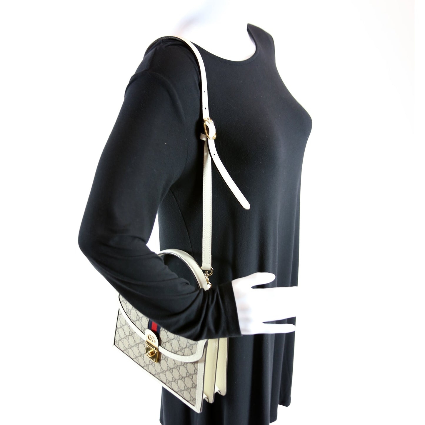 Gucci Supreme Ophidia Small Top Handle Bag 651055