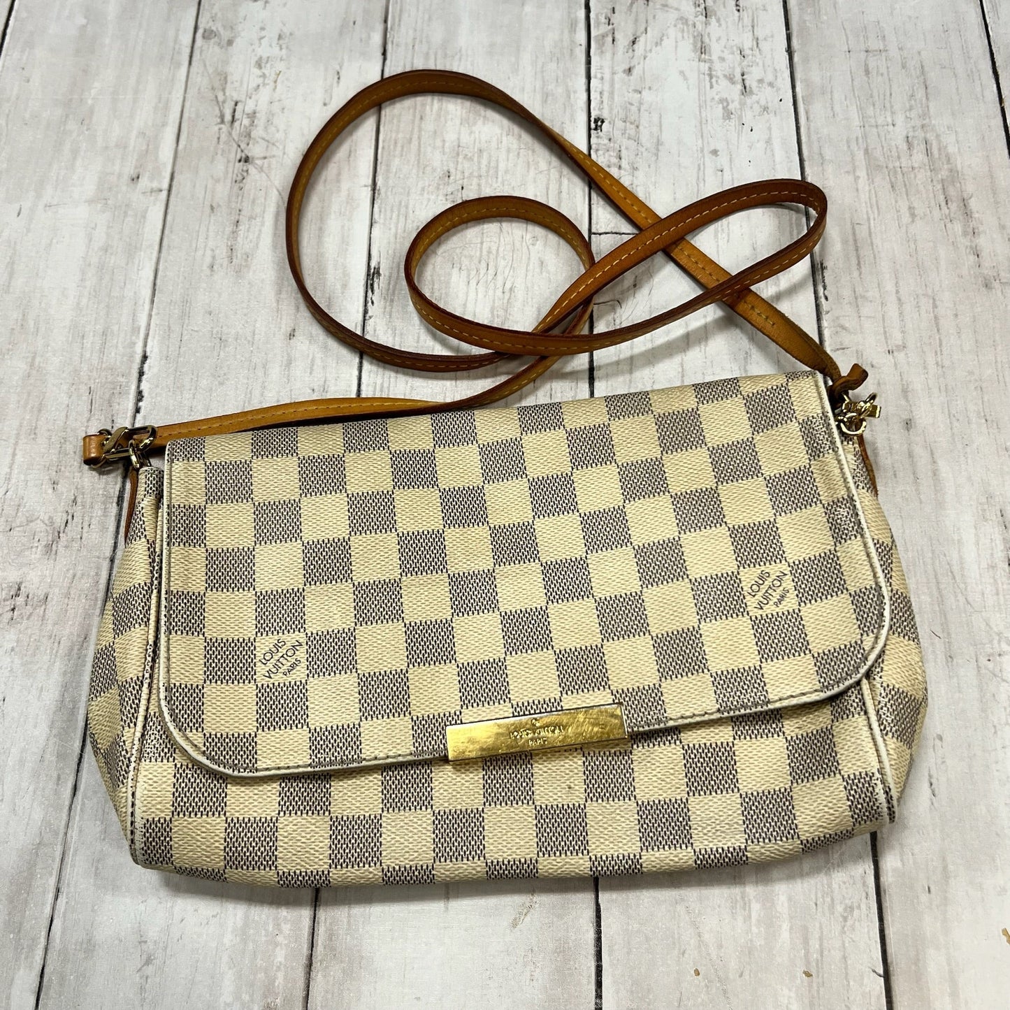Damier Azur Favorite By Louis Vuitton Size: Small