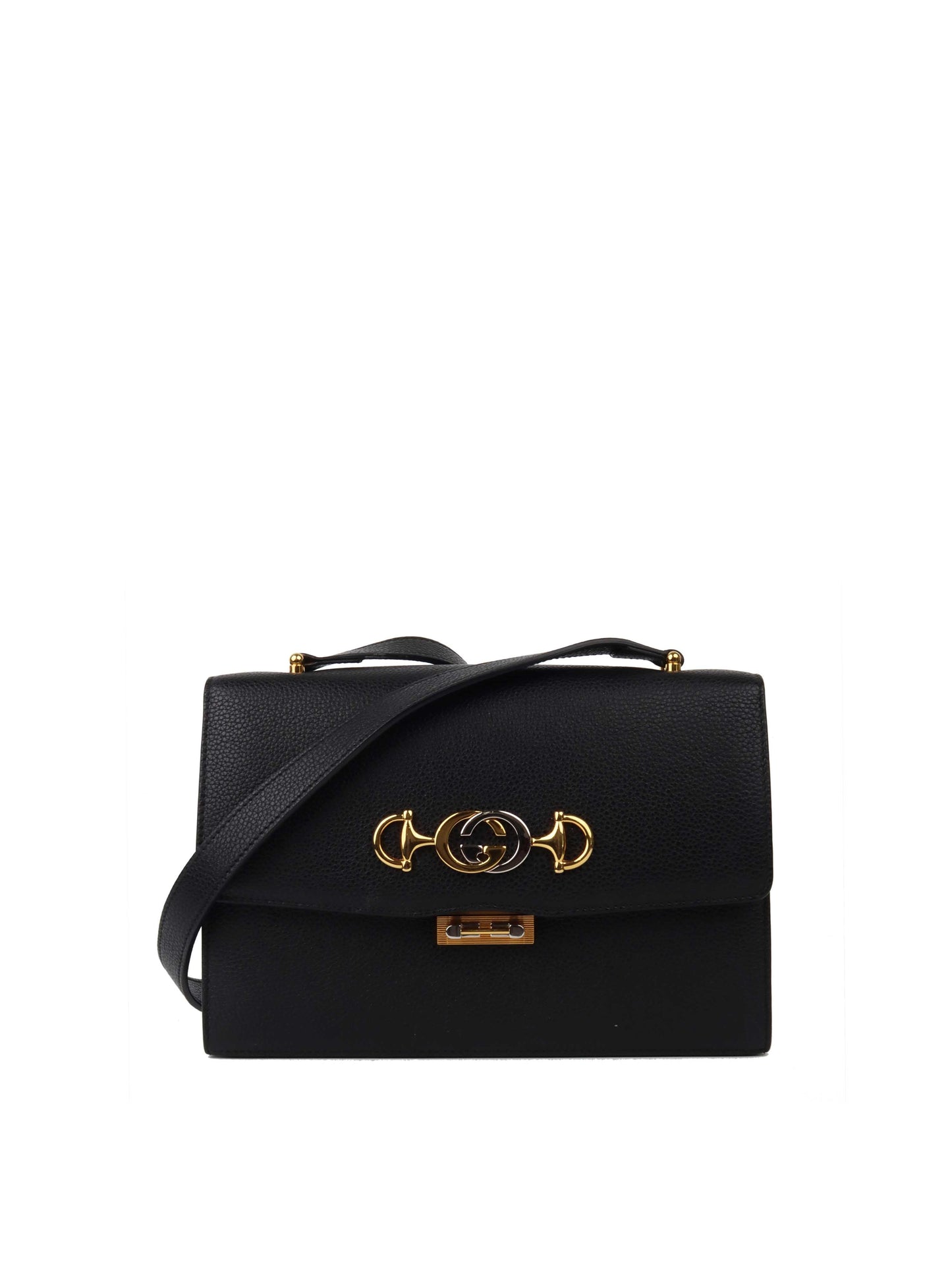 Gucci Zumi Black Shoulder Bag.