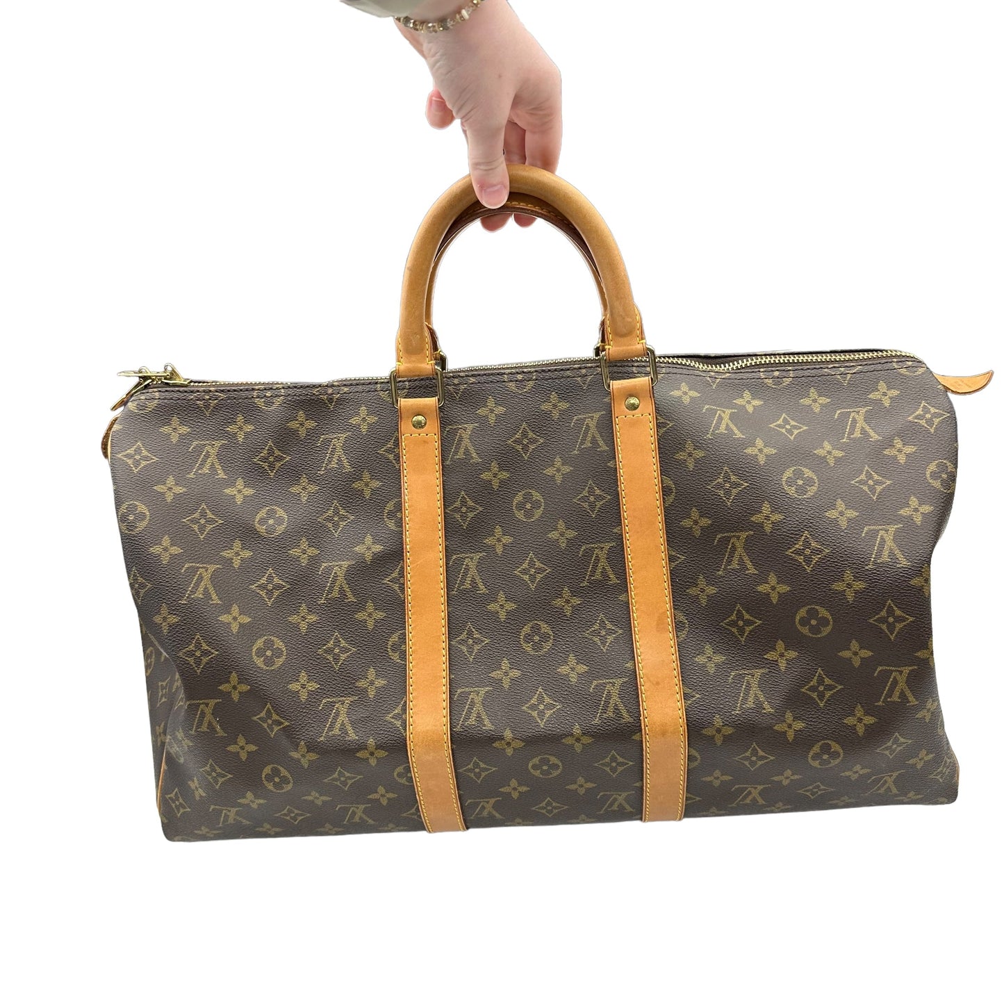 Duffle And Weekender Luxury Designer By Louis Vuitton Size: Medium