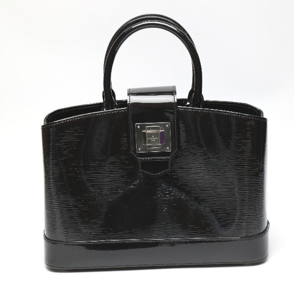 LOUIS VUITTON Handbag M4034N Epi Leather, Patent Leather Noir enamel Epi Electric Mirabeau GM Women Used