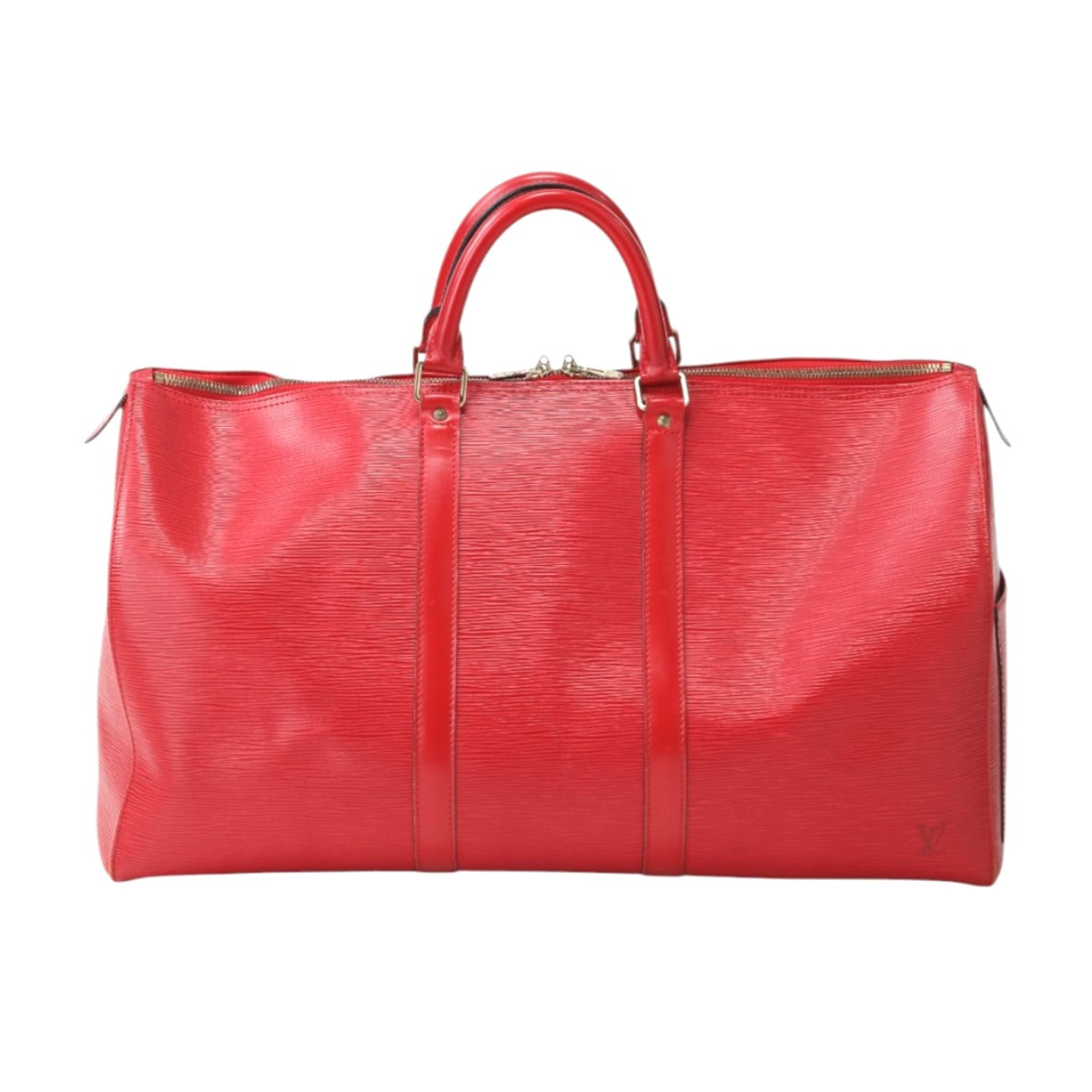 LOUIS VUITTON Boston Duffel bag M42967 Epi Leather Castilian red Epi Keepall 50