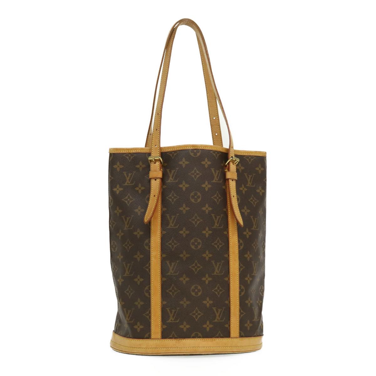 Louis Vuitton Brown Canvas Bucket shoulder bag