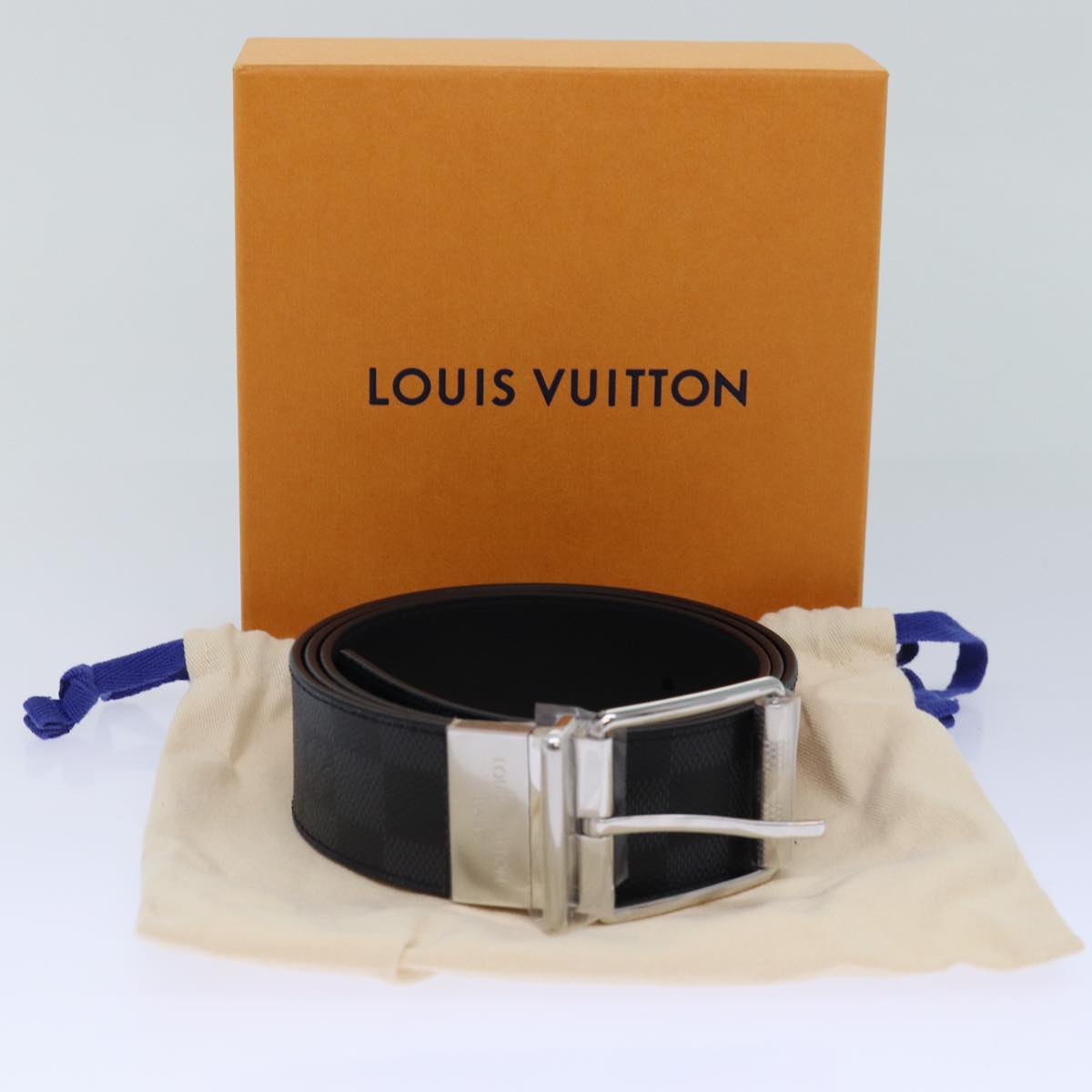 LOUIS VUITTON Damier Print 40mm Belts