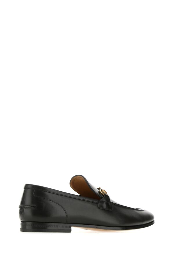 Gucci Man Black Leather Loafers