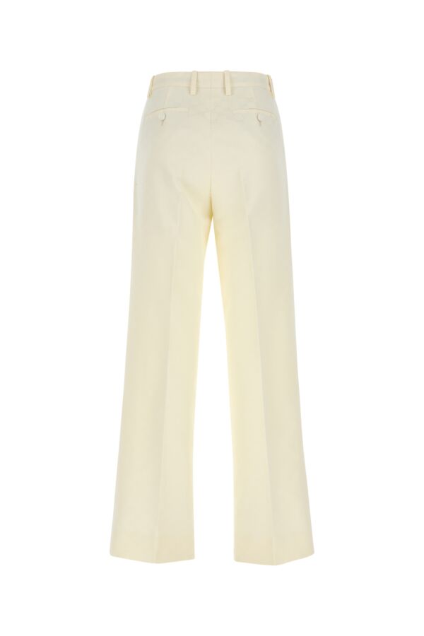 Gucci Woman Embroidered Cotton Blend Wide-Leg Pant