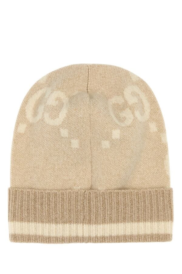 Gucci Woman Embroidered Cashmere Blend Beanie Hat