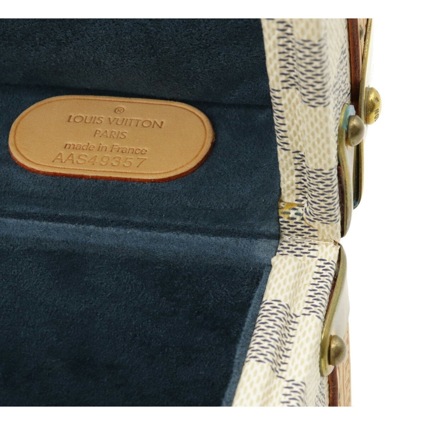 Louis Vuitton Damier Azur Coffret Tresor 24 Makeup Box Case Hard Trunk SP Order