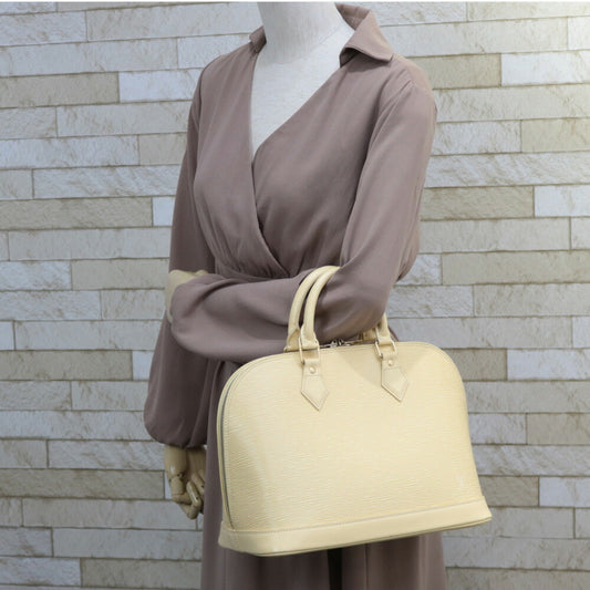 Louis Vuitton Handbag Epi Arma M5214A Cream Ladies