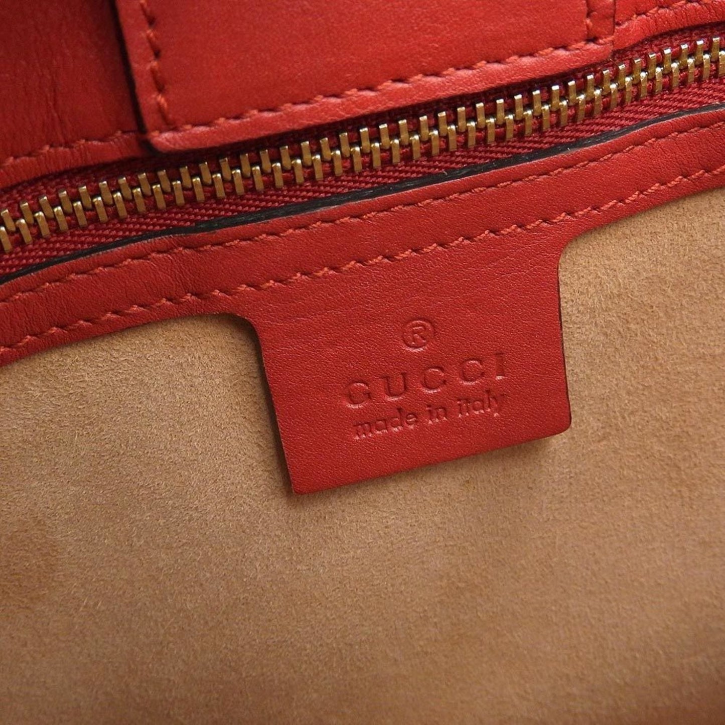 Gucci Silvi 2WAY bag shoulder handbag leather red 460381 200047