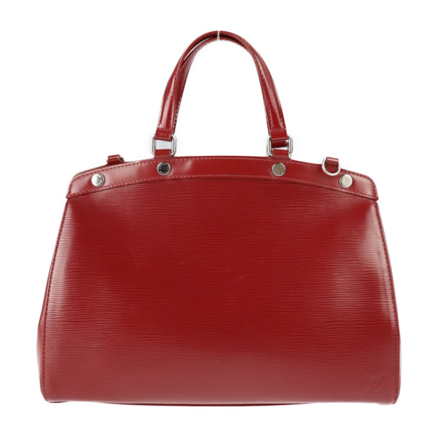 LOUIS VUITTON Blair MM Handbag M4030E Epi Leather Carmine Red Series Silver Metal Fittings
