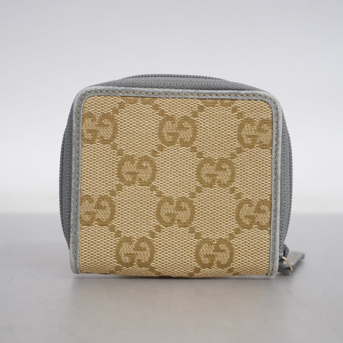 Gucci Coin Case 115255 0416 Women's GG Canvas Coin Purse/coin Case Beige,Gray